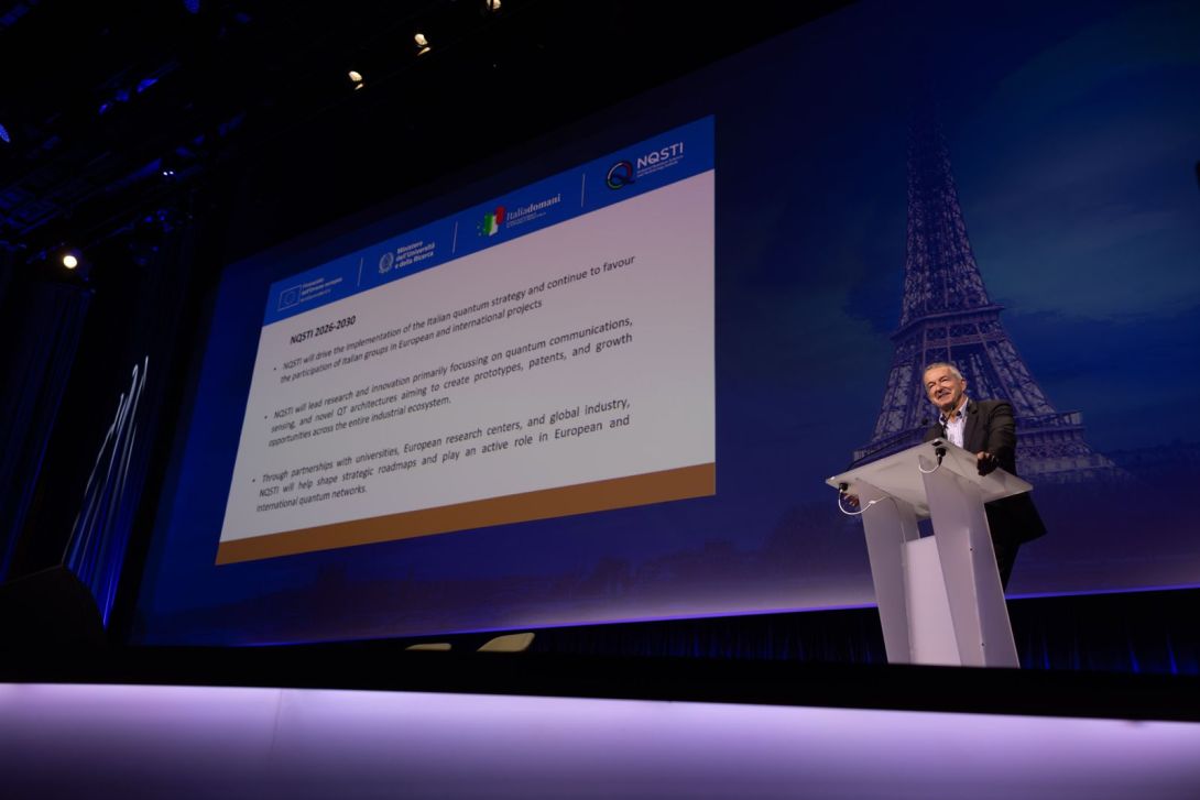 Il prof. Fabio Beltram, coordinatore del Comitato Direttivo di NQSTI