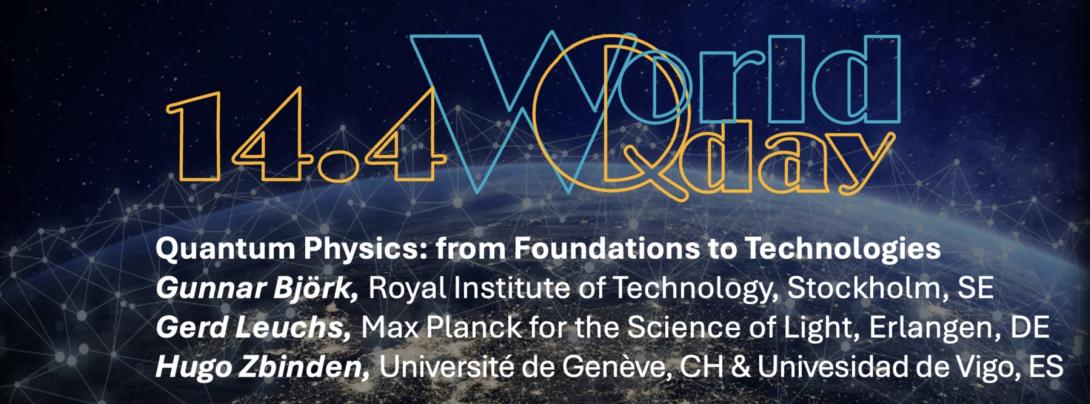 WQD a Bari con Gunnar Bjork, Gerd Leuchs e Hugo Zbinden