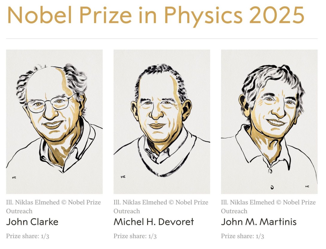 I vincitori del Premio Nobel per la Fisica 2025